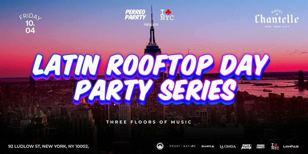 Latin & Reggeaton Rooftop Party NYC