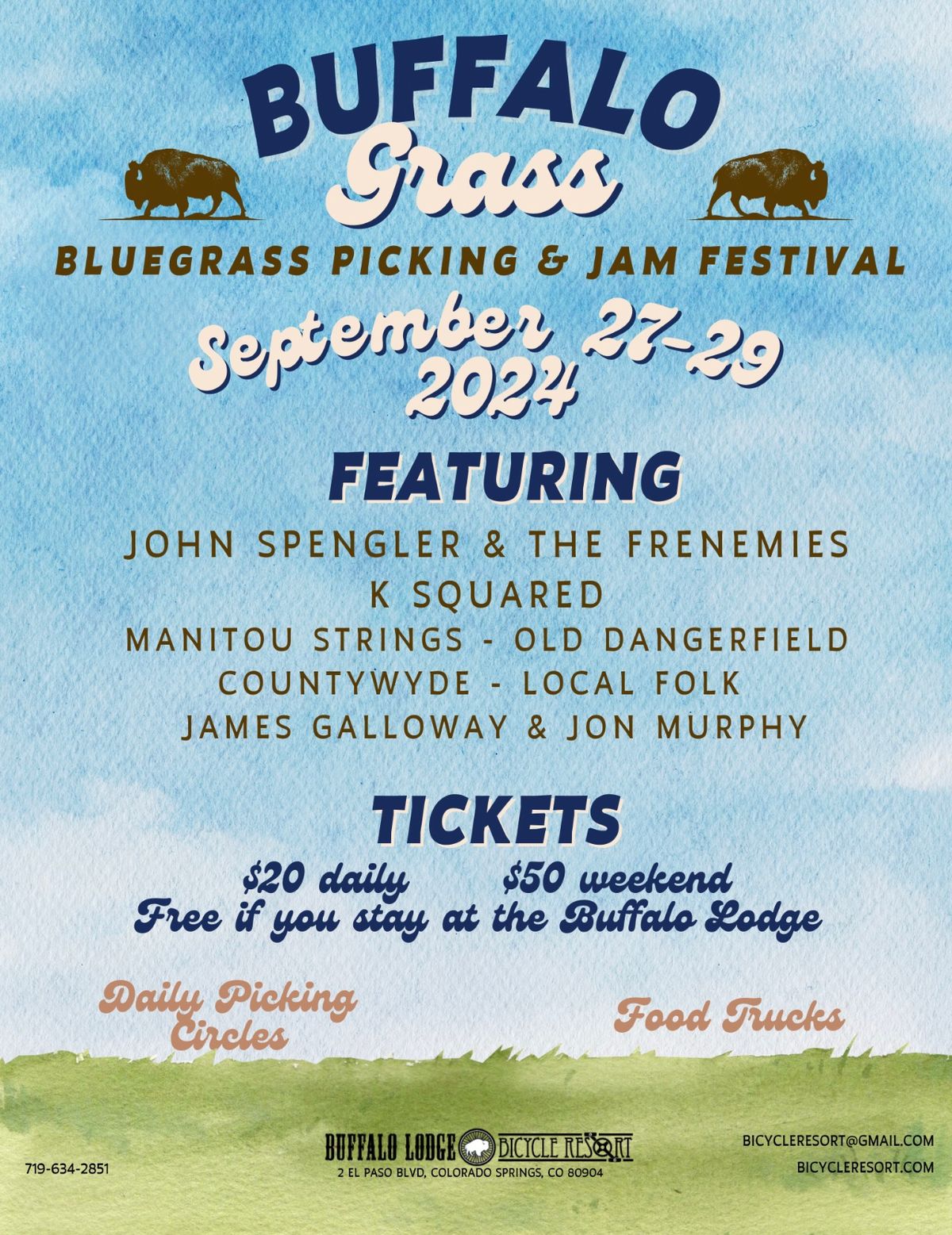 BuffaloGrass Bluegrass Picking & Jam Festival