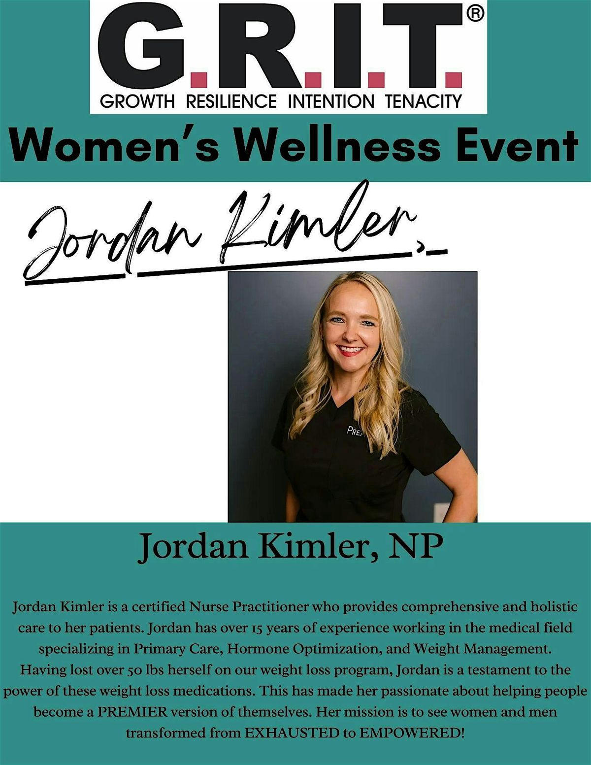 G.R.I.T. Women's Wellness Event