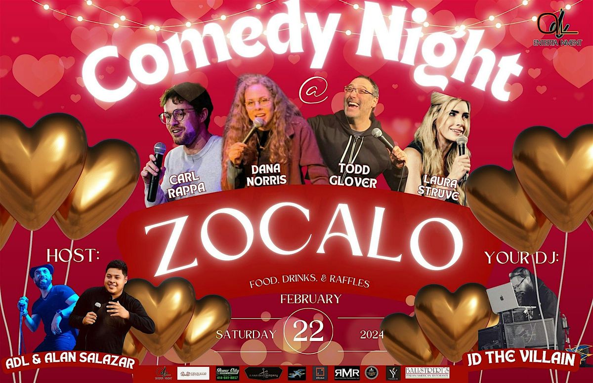 Comedy Night @ Zocalo: Valentine Edition