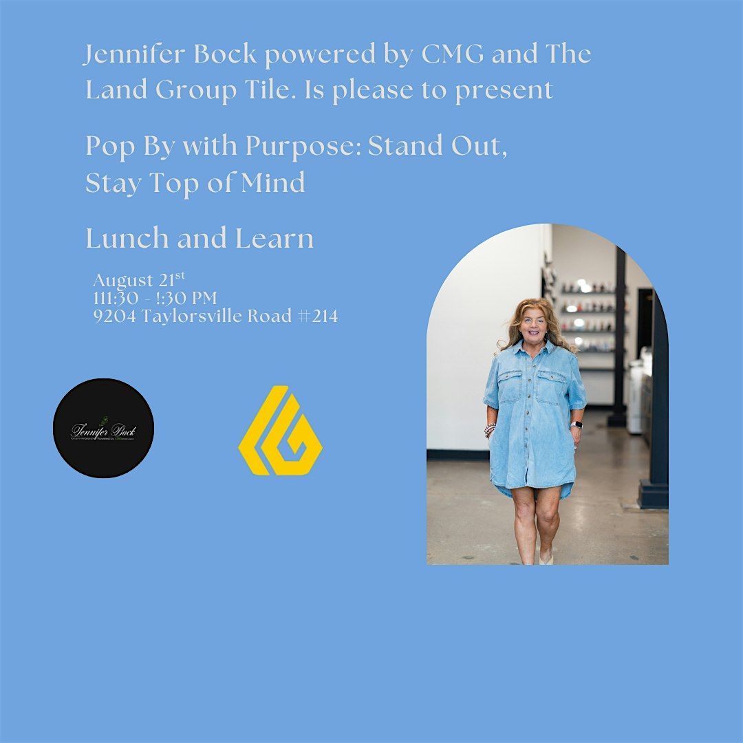 Lunch and Learn Jennifer Bock powered by CMG and The Land Group Title.