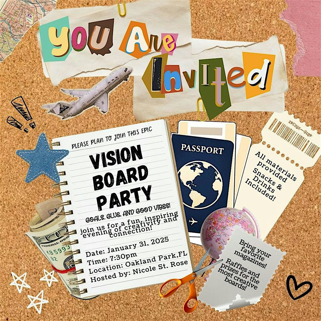 Vision Board Party: Manifest Your Travel Business in 2025