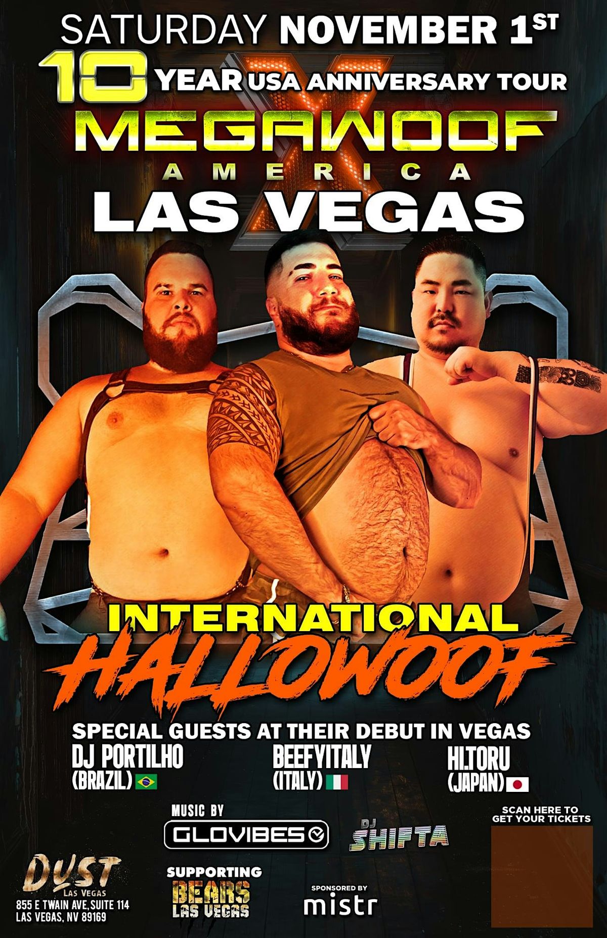 MEGAWOOF - 10 YEAR US ANNIVERSARY - INTERNATIONAL HALLOWOOF  LAS VEGAS