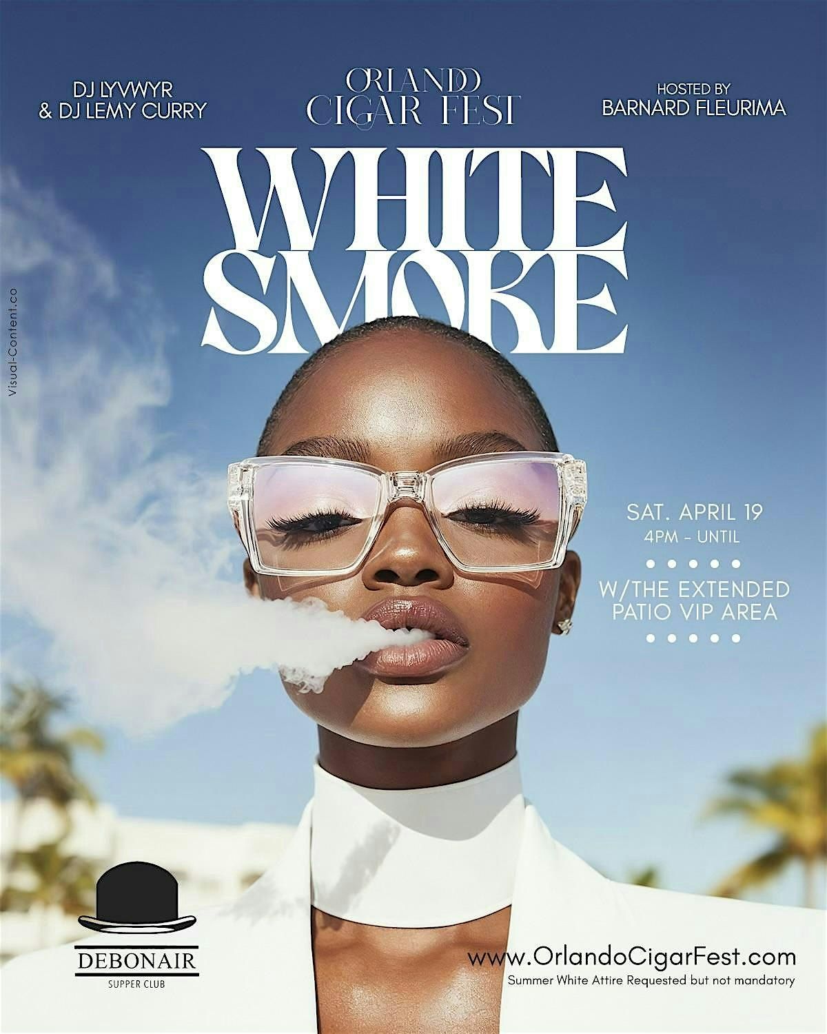 Orlando Cigar Fest 2025 - WHITE SMOKE - The Exclusive Lux All White Affair