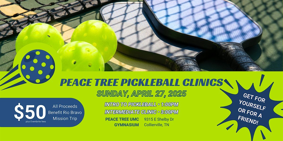 Pickleball Clinics Benefitting Rio Bravo Ministries