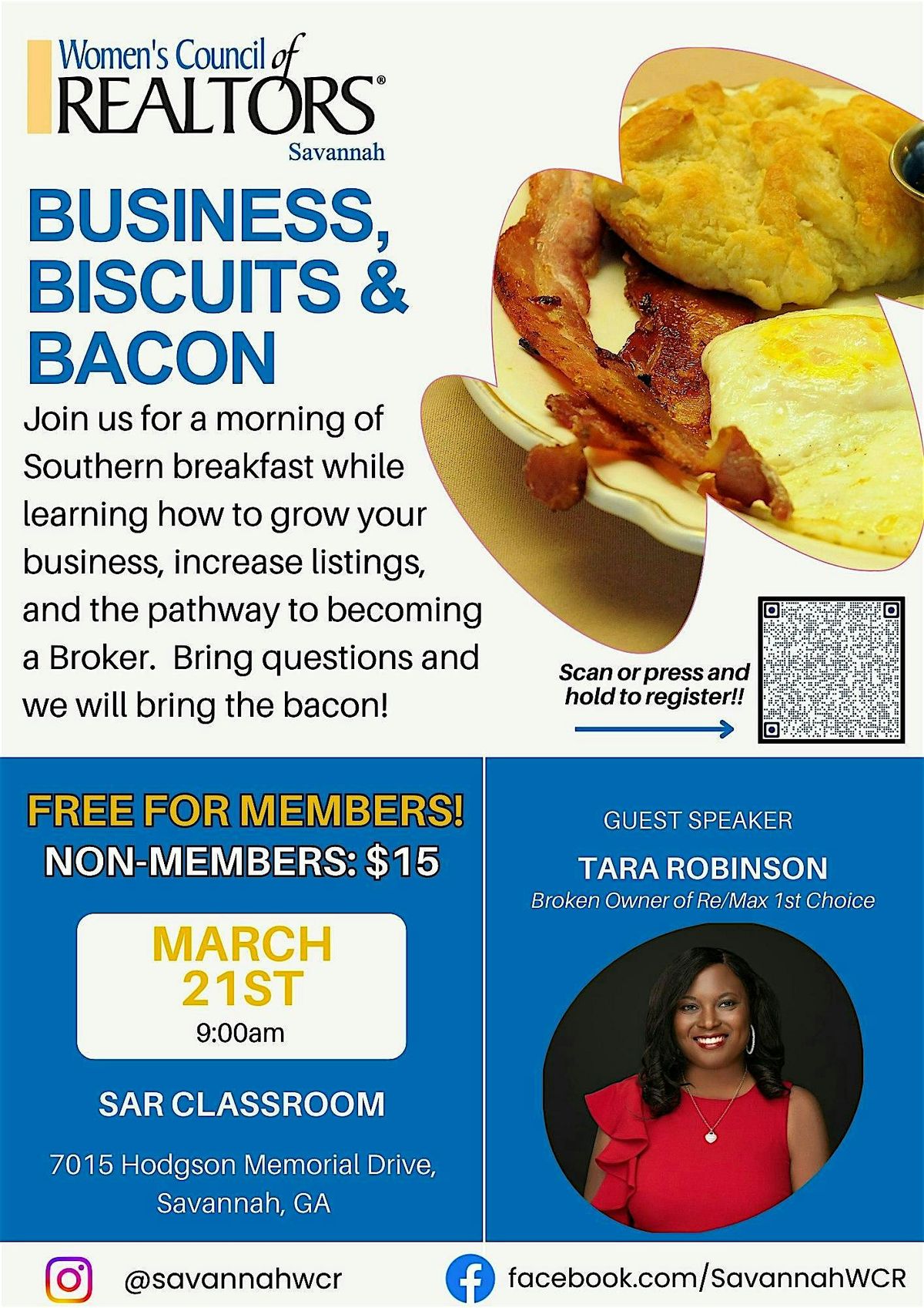 Business, Biscuits, and Bacon: Breakfast with Tara Robinson