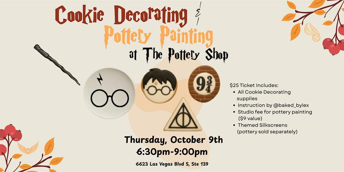 Cookie Decorating (and "Potter"y Painting!)