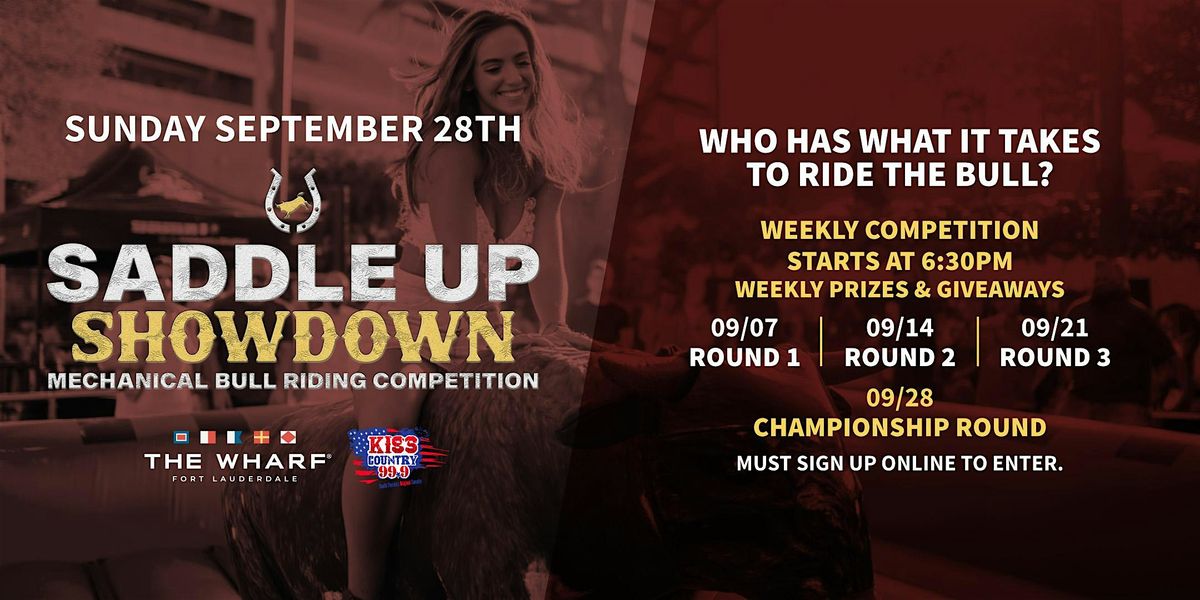 Saddle Up Showdown: Mechanical Bull Riding Competition, Championship Round
