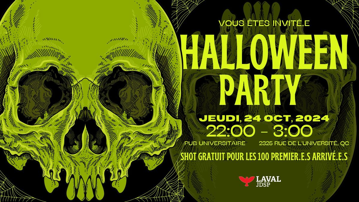 Party d'Halloween - JDSP x A\u00c9APRI x AEESPUL