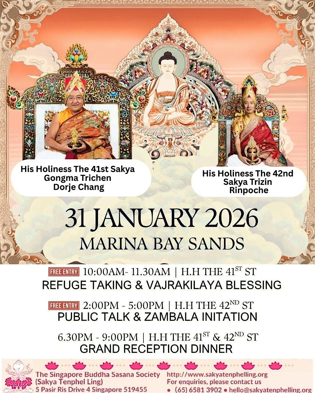 REFUGE CEREMONY & VAJRAKILAYA BLESSINGS