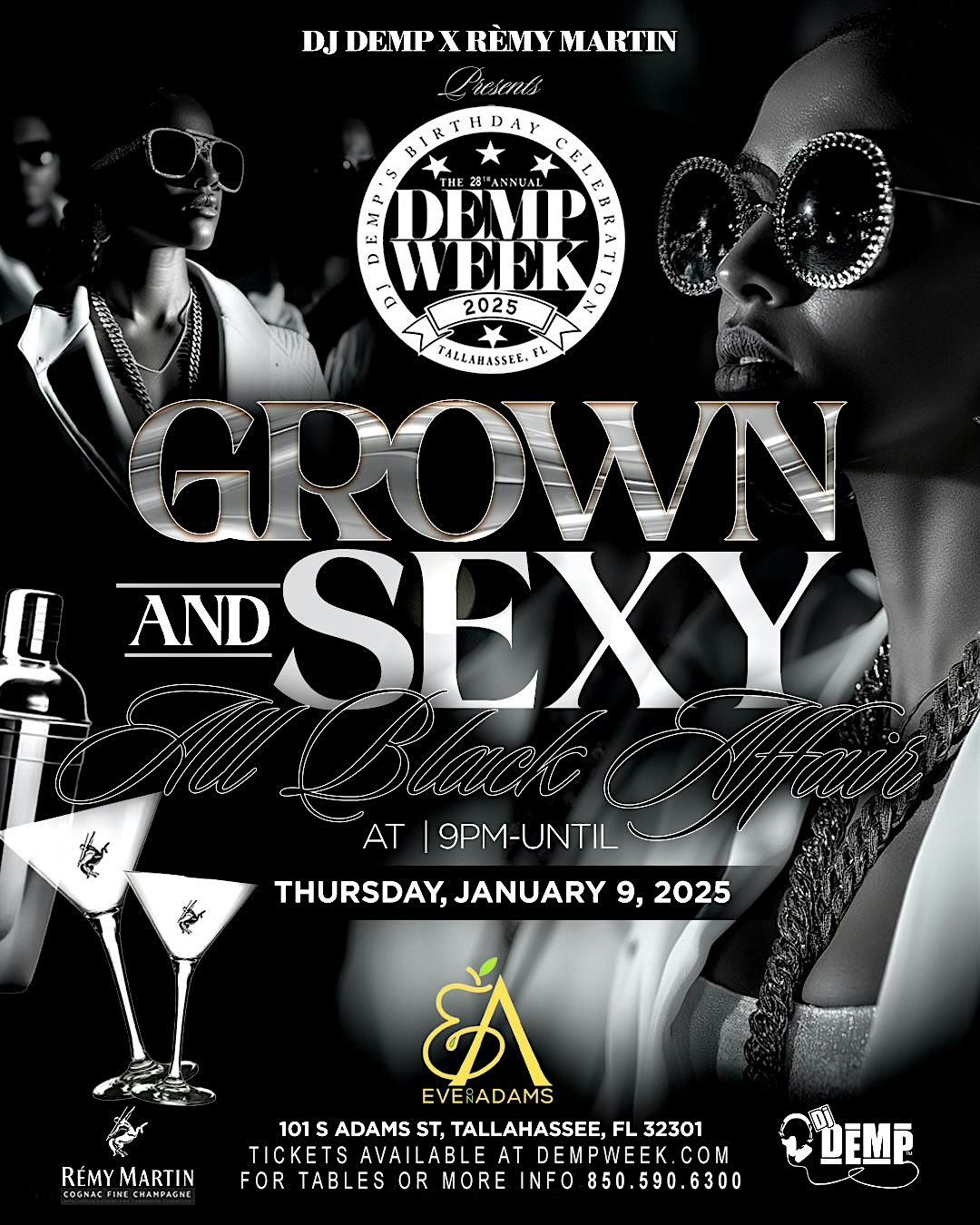 DEMP WEEK GROWN & SEXY ALL BLACK AFFAIR