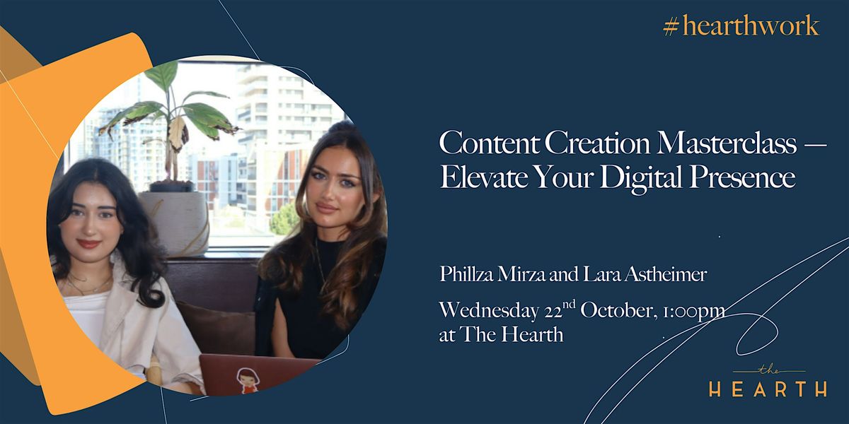 Lunch & Learn: Content Creation Masterclass \u2014 Elevate Your Digital Presence