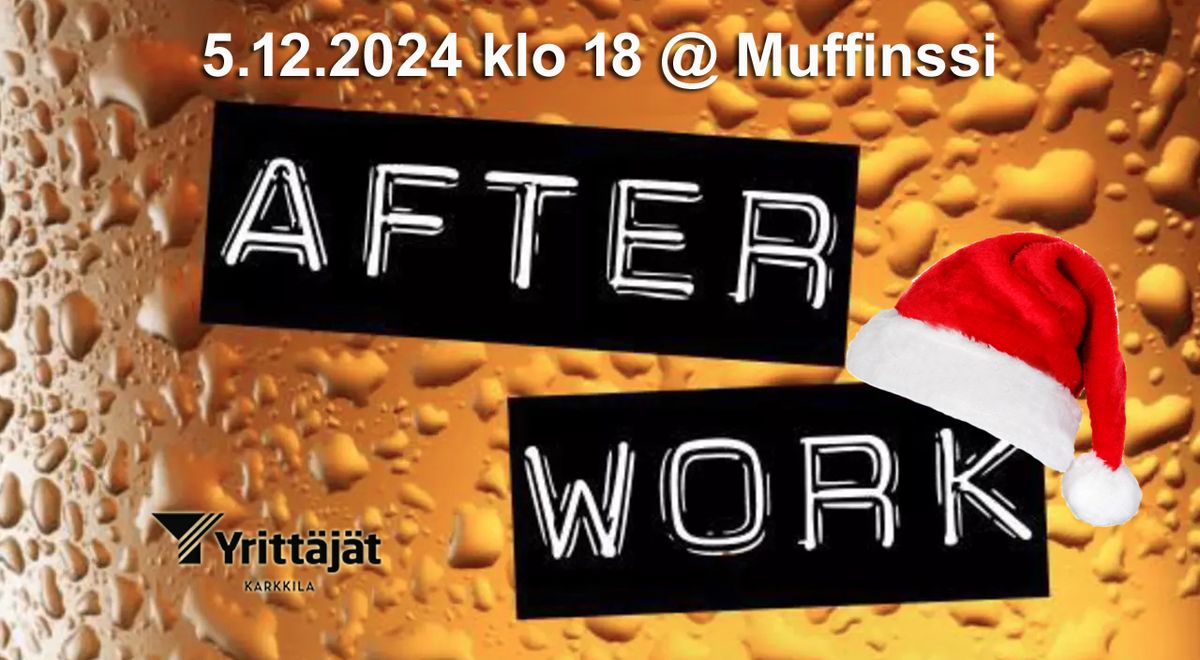 Karkkilan yritt\u00e4jien pikkujoulu-AfterWork @ Konditoria Muffinssi