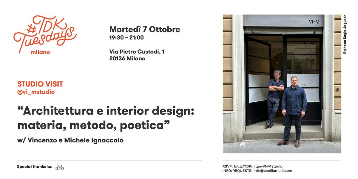 STUDIO VISIT @VI+M Studio w\/ Vincenzo & Michele Ignaccolo