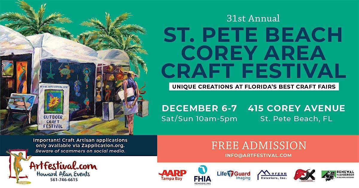 31st Annual St. Pete Beach Corey Area Craft Festival