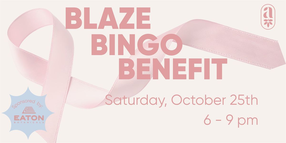Blaze, Bingo & Benefit to support Breast Cancer Awareness Month with Eaton!