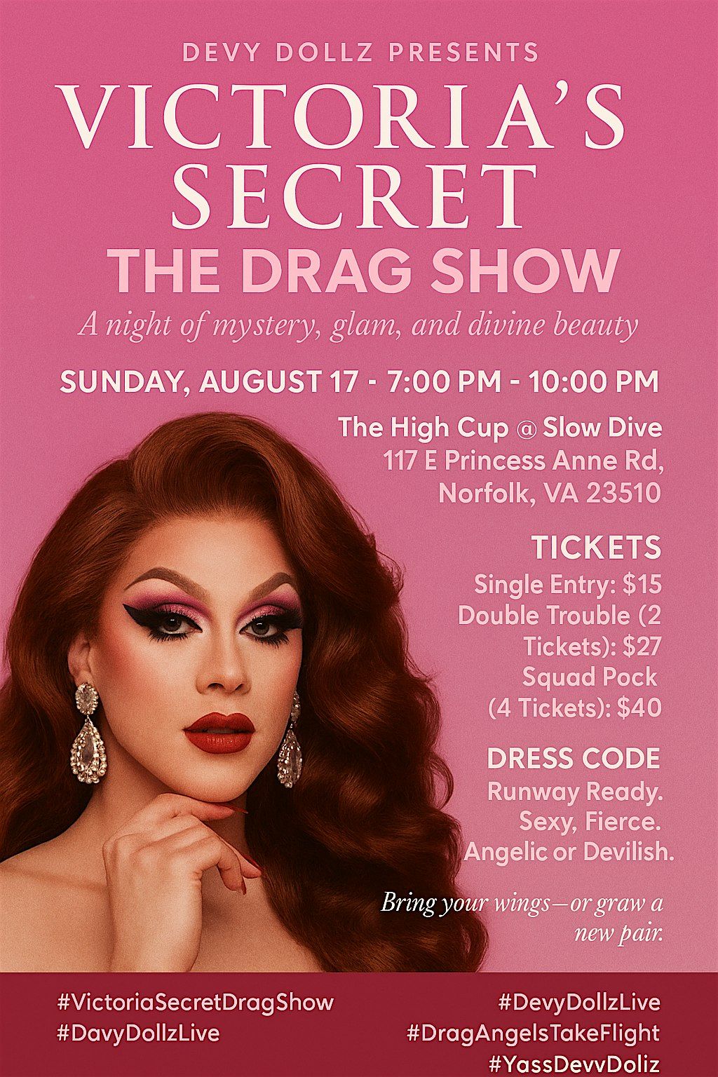 Devy Dollz Presents  VICTORIA\u2019S SECRET: THE DRAG SHOW