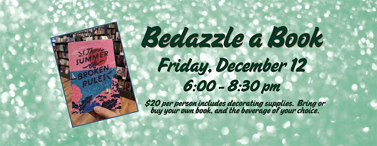 Book Bedazzling