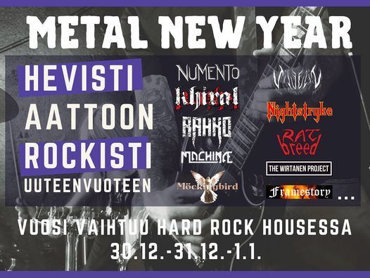 PERUTTU : Metal New Year @ hard rock house