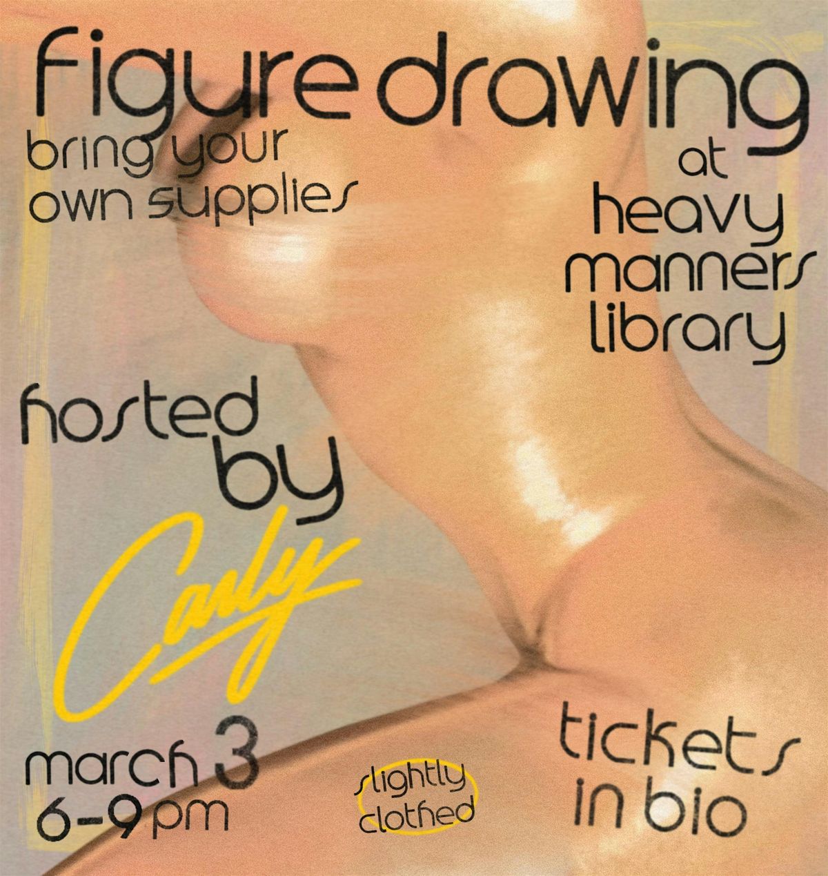 Clothed Figure Drawing at Heavy Manners w\/ Carly Jean Andrews (3\/3)