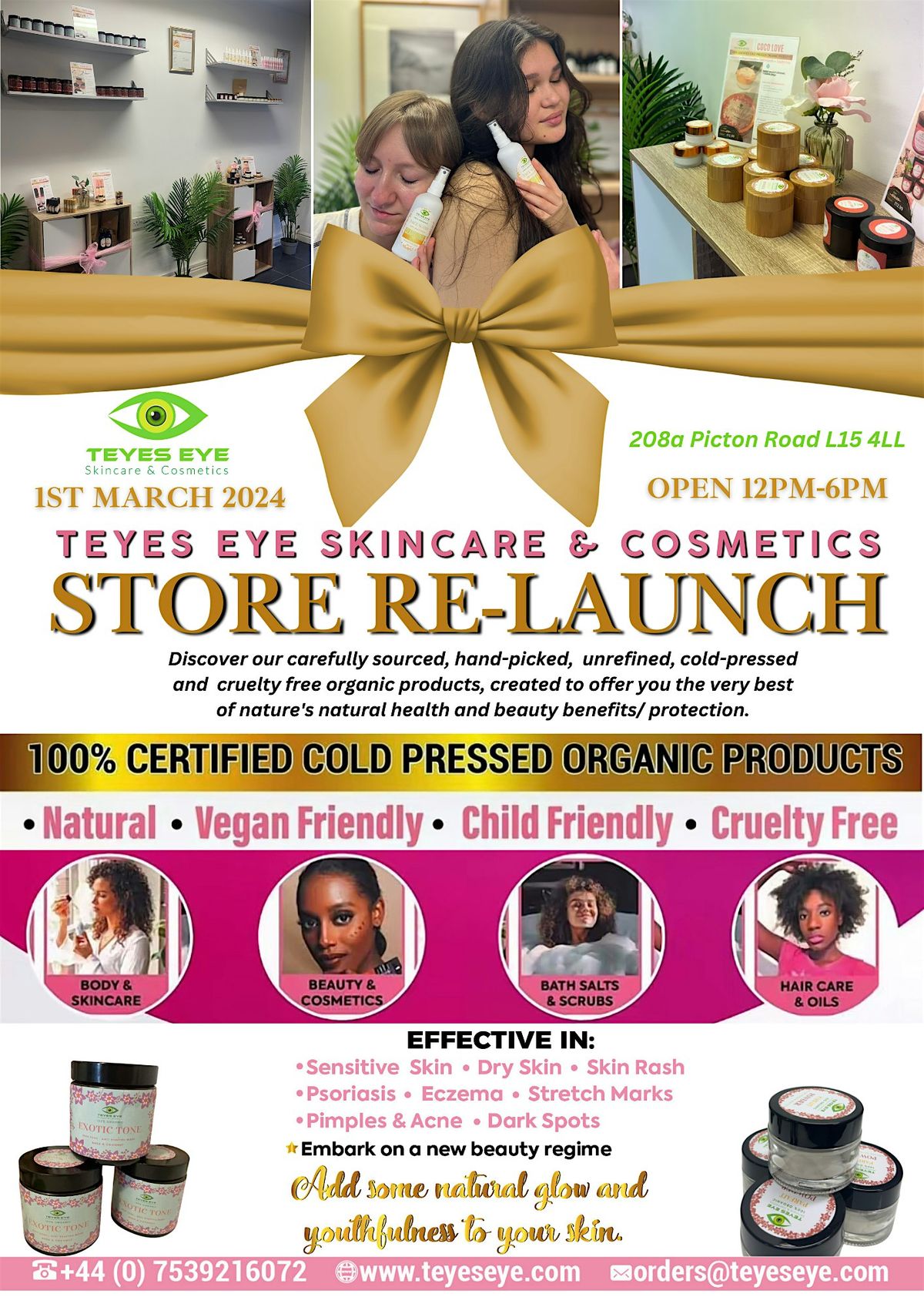 Teyes Eye Skincare & Cosmetics Re-launch Event