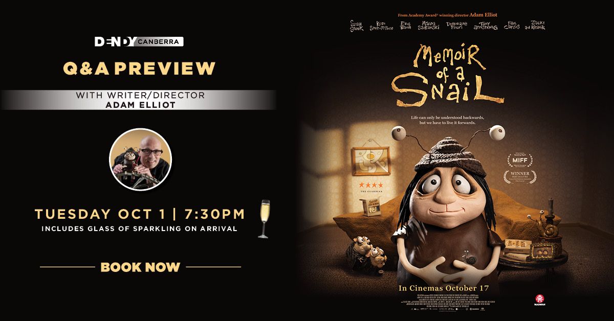 Memoir of a Snail \u2013 Q&A Preview Screening