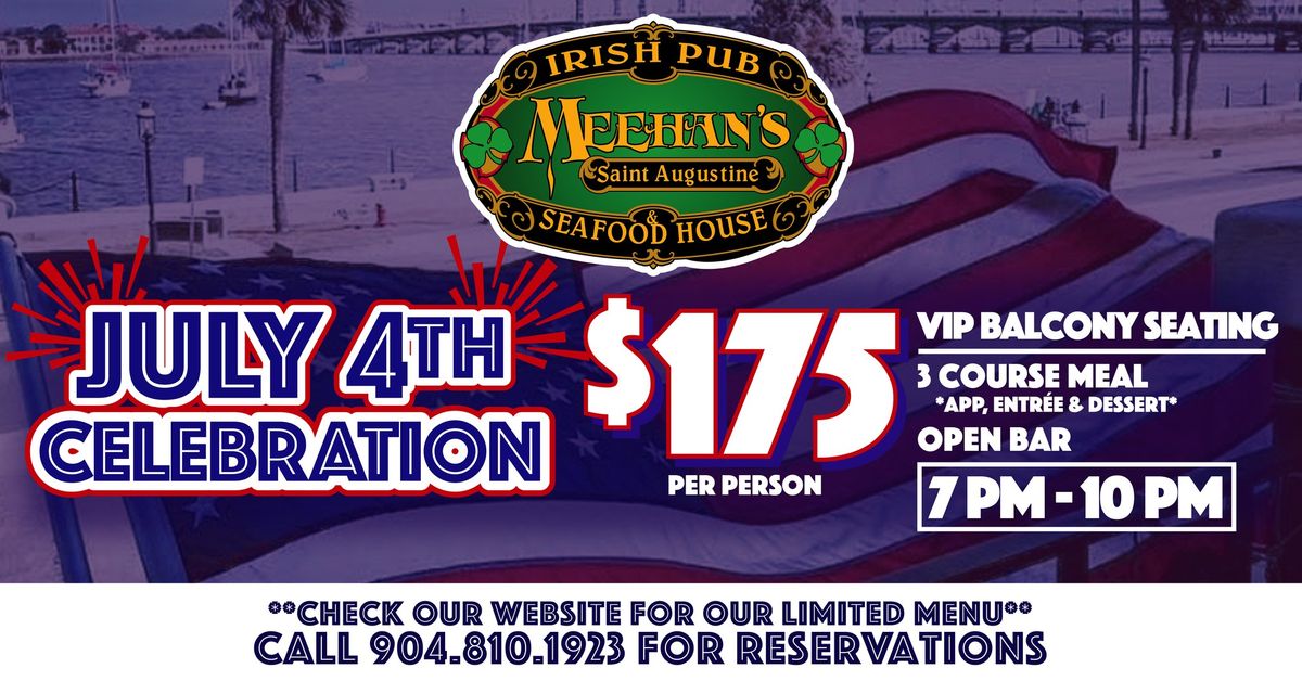 4th of July Celebration at Meehan's Irish Pub