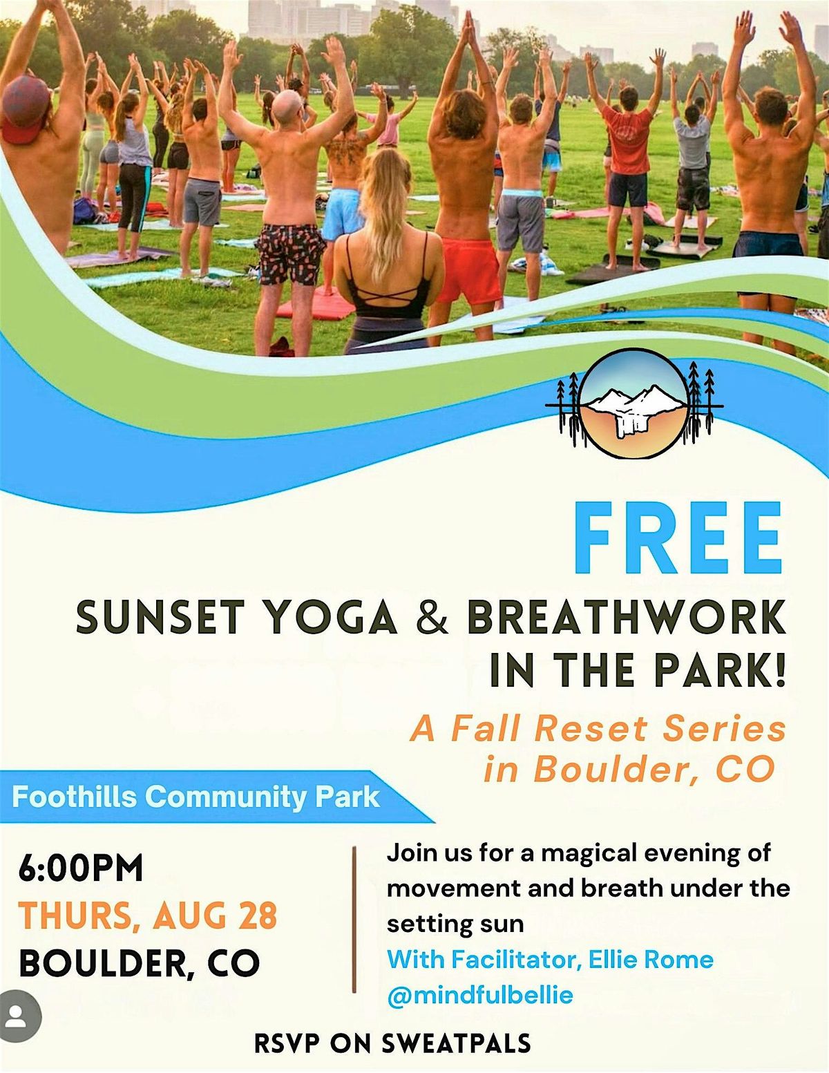 FREE Sunset Yoga & Breathwork At The Foothills!