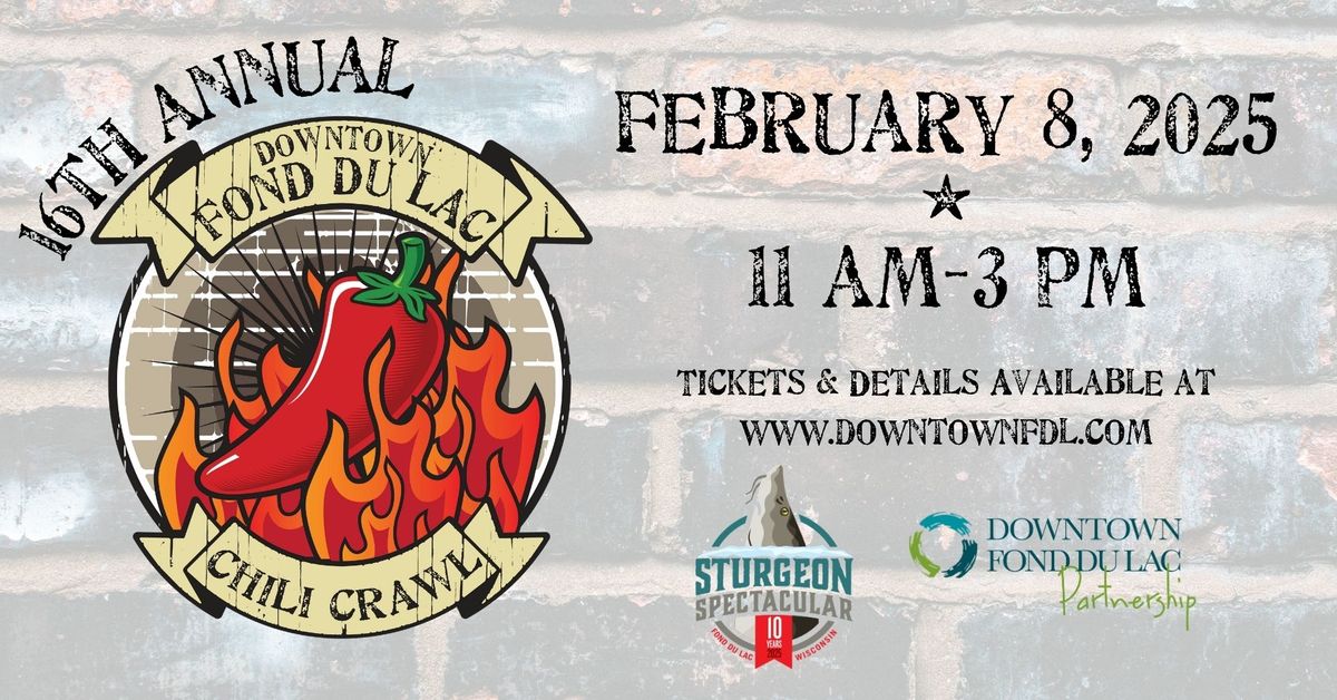 16th Annual Downtown Fond du Lac Chili Crawl