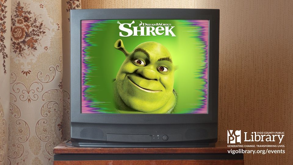 Wayback Wednesday Teen Movie Night: Shrek, Vigo County Public Library ...