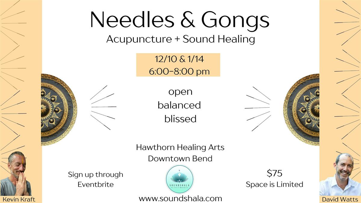 Needles & Gongs - Commmunity Acupuncture & Sound Healing