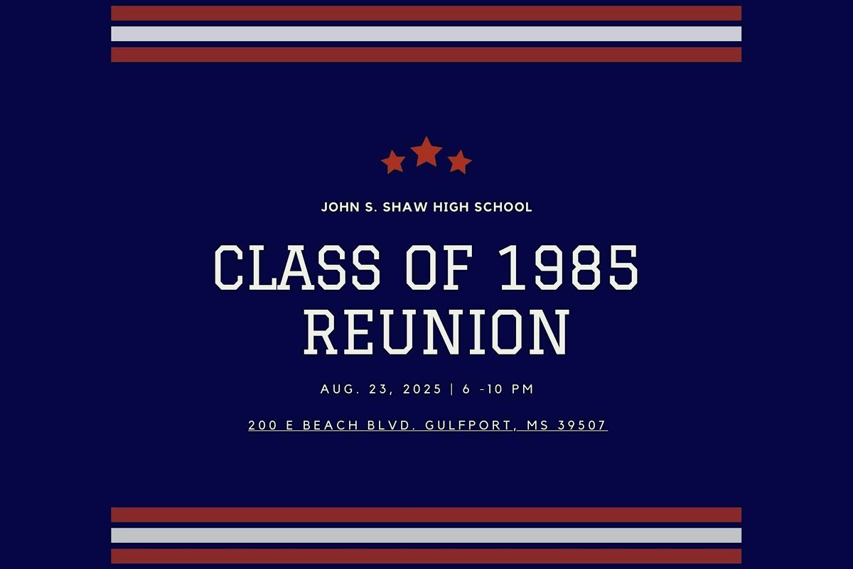 Shaw High School Reunion Class of 1985