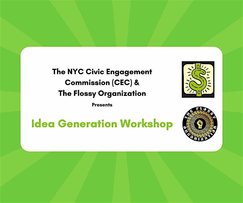 Idea Generation Workshop| Canarsie (Atelye Jenere Ide | Canarsie)