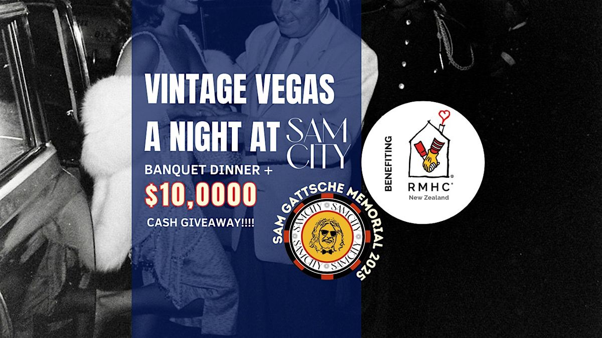 2025 Sam Gattsche Memorial Fundraiser - Vintage Vegas Night at Sam City