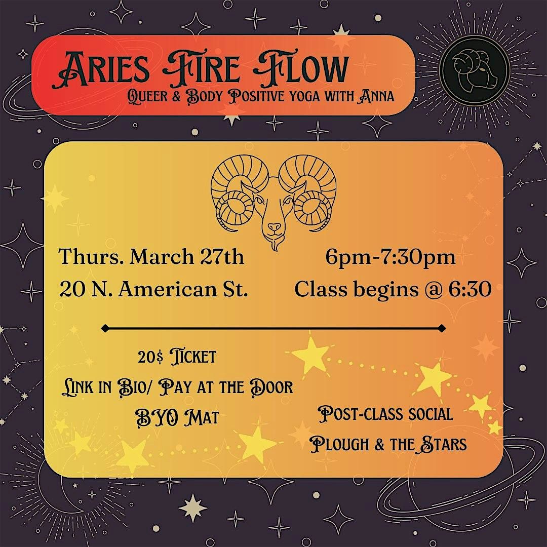 Astrology Inspired Yoga: Aries Fire Flow