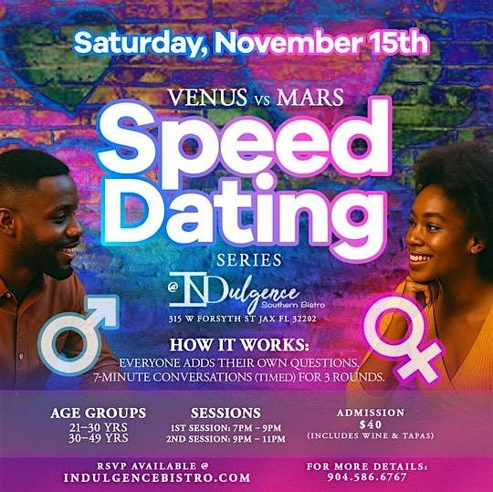 VENUS vs MARS: Speed Dating Edition