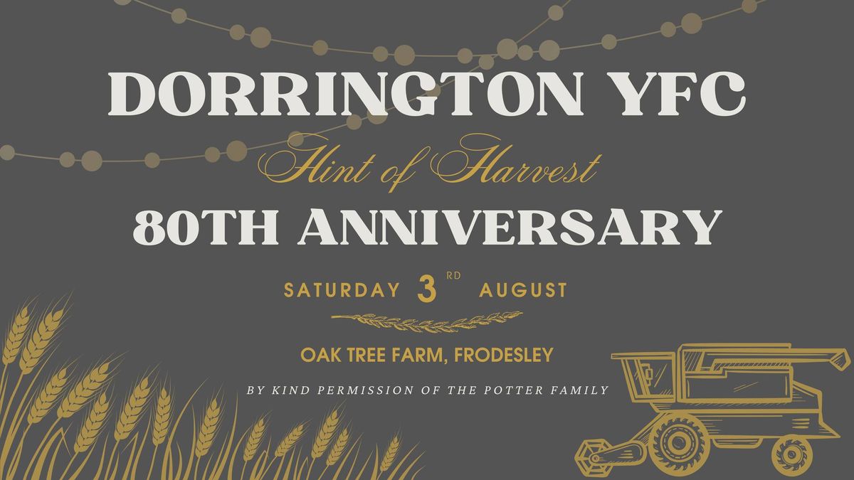 Dorrington YFC 80th Anniversary