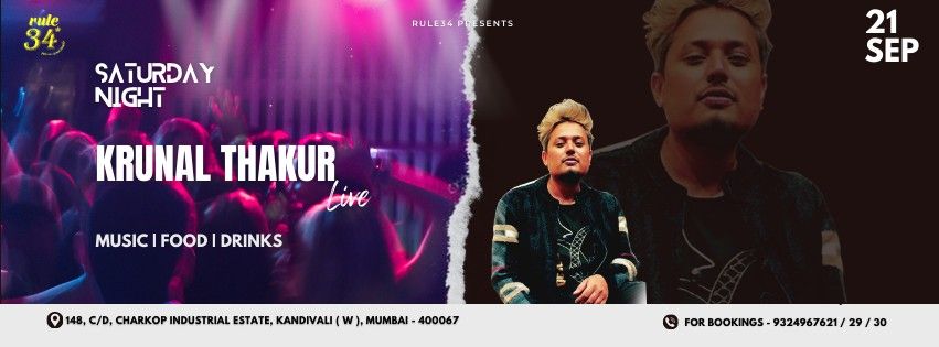 Krunal Thakur Live at Rule 34