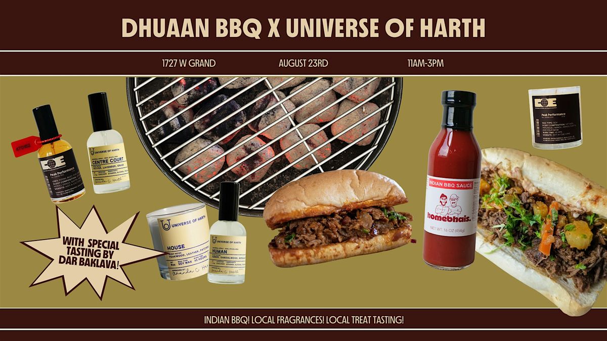 INDIAN BBQ! LOCAL FRAGRANCES! CHICAGO POP-UP!