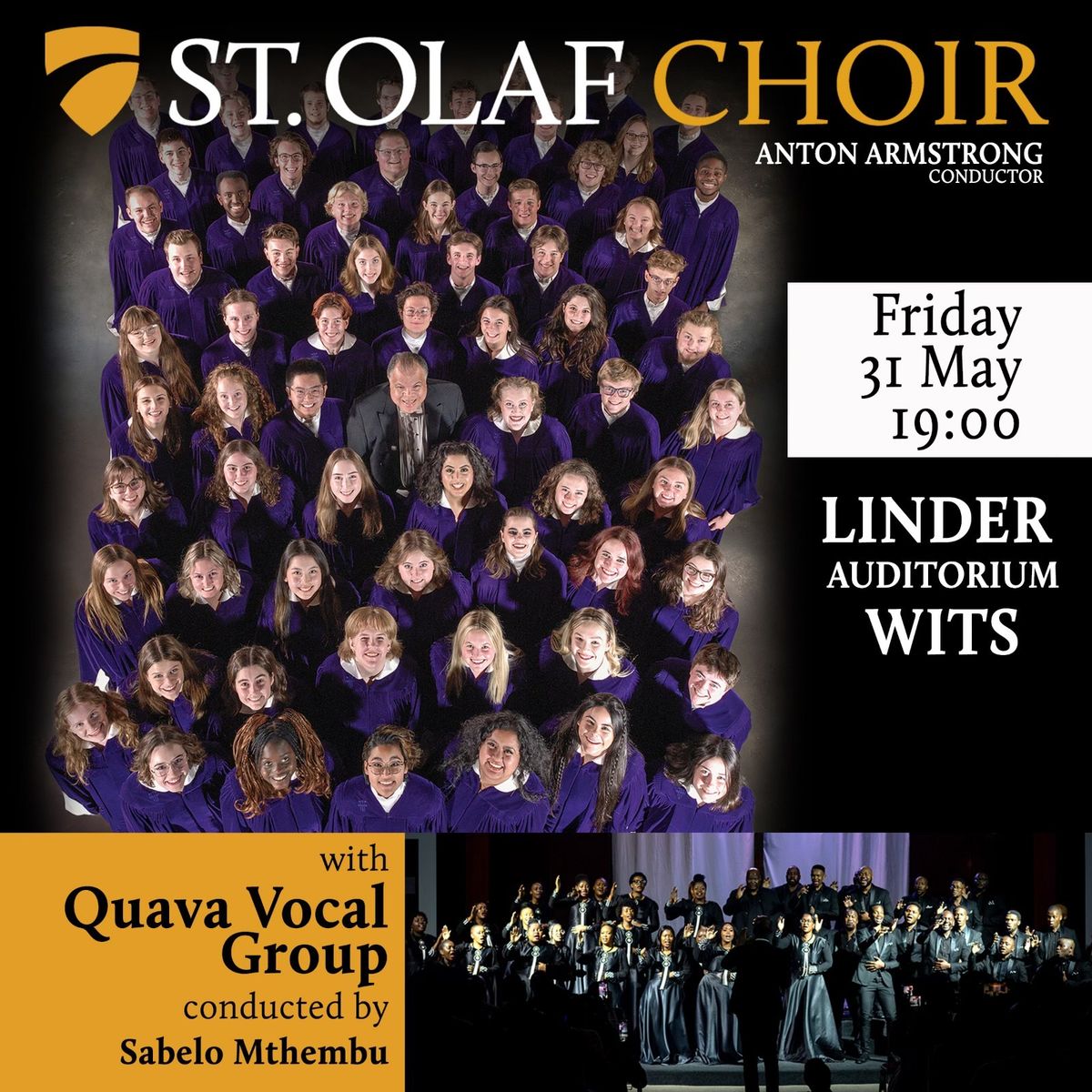 St. Olaf Choir in Concert with Quava Vocal Group