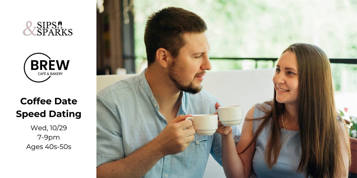 Coffee Date Speed Dating Ages 40s-50s | Worcester, MA at Brew Cafe & Bakery