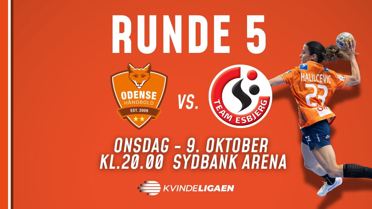 Kvindeliga: Odense H\u00e5ndbold vs. Team Esbjerg 