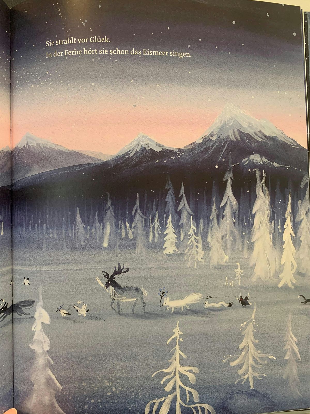 Read Aloud  & Crafting: \u201cIrgendwo im Schnee"