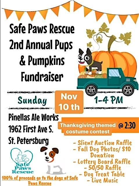 2nd Annual Pups  Pumpkins Fundraiser