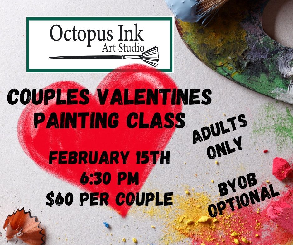 (SOLD OUT)Couples Valentines Painting Class 