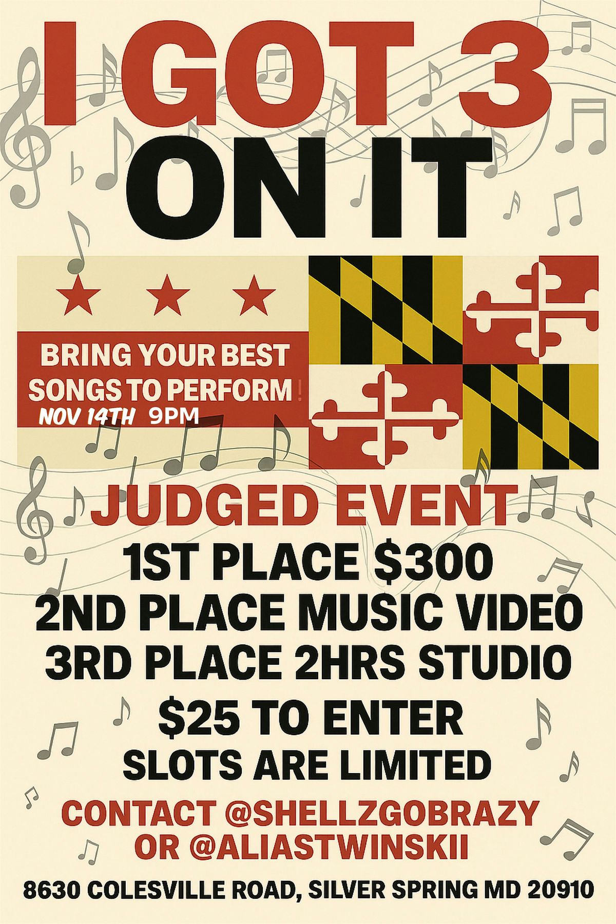 \u201cI GOT 3 ON IT\u201d