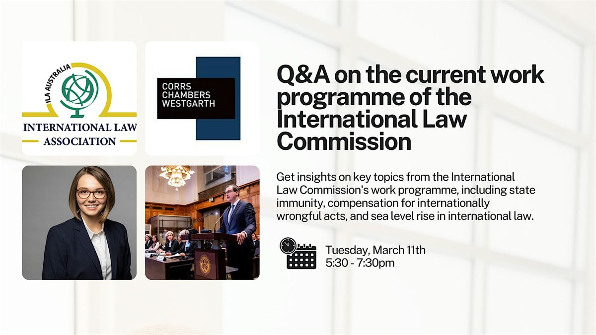 Q&A on the work programme of the International Law Commission - ONLINE