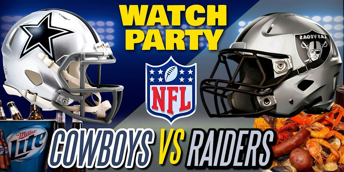 Cowboys vs Raiders - Watch Party at The Revel!