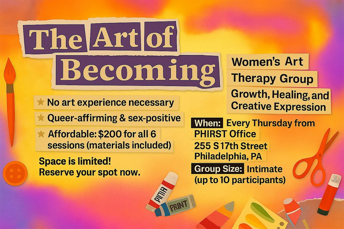 Women\u2019s Art Therapy Group for Growth, Healing and Creative Expression