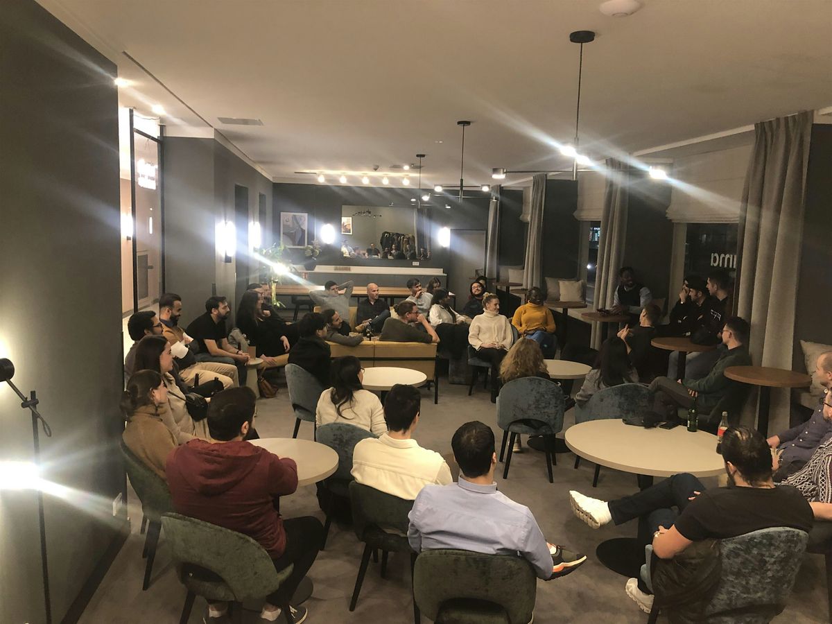 Intercultural lounge with games and information exchange